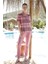 Kadın Pembe Puantiyeli Pijama Takımı 10038 1