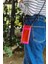 Jellyfon Askılı Şeffaf Telefon Çantası Pembe Minimal Hediye Tasarım Pvc Renkli Unisex Erkek Kadın 1