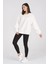 Giyim Basic Oversize Termal Sweatshirt Ekru 4