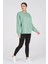 Giyim Basic Oversize Termal Sweatshirt Mintyeşili 3