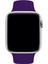 Apple Watch 2 3 4 5 6 7 Se Uyumlu 42-44 mm A+ Kaliteli Silikon Kordon Mor Renk 3