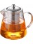 Isıya Dayanıklı Yüksek Borosilikat Cam Çaydanlık Paslanmaz Çelik Filtre Ofis Çay Demlik Pot Oolong Puer Su Isıtıcısı Kahve Makinesi | Çaydanlıklar (Yurt Dışından) 1
