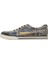 Erkek Vegan Deri Siyah Sneakers - Variete Nummer 11 Tasarım 4