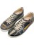 Erkek Vegan Deri Siyah Sneakers - Variete Nummer 11 Tasarım 2