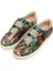 Erkek Vegan Deri Çok Renkli Slip On Sneakers - Game Over Princess Tasarım 1