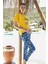 Kadın Sarı Pijama Takımı 10015 1