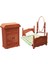 Dollhouse Mobilya Seti Aksesuarları 1:12 Kızlar Için Farklı Temalar 4+ Yatak Odası B (Yurt Dışından) 2