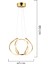 Pietra Gold Sarkıt 56 Watt Sarkıt 3 Renkli Ledli Modern Mutfak Banyo Led Salon Sarkıt Avize 3