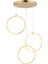Ruscello 3lü Gold Sarkıt 102 Watt Sarkıt Ledli Modern Mutfak Banyo Led Salon Sarkıt Avize 2