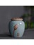 Çin Tarzı Retro Çay Depolama Kavanozları Mini Şeker Kase Kapak ile Lotus Desen Şeker Kavanoz Şişesi Mutfak Baharatları Seramik Kavanoz | Depolama Şişeleri ve kavanozlar (Mavi)(Yurt Dışından) 2
