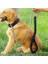 130 cm Süper Güçlü Naylon Köpek Tasma Ordu Yeşil Tuval Çift Sıra Ayarlanabilir Köpek Yaka Orta Büyük Köpekler Için Bahar Tampon | Tasmalar (Siyah) 3
