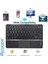 Samsung Galaxy Tab A8 SM-X200 10.5 (2021) Bluetooth Klavye + Touchpad Standlı Kılıf - Bkk2 5