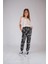 Spor Pamuk Pantolon Siyah Beyaz Nanna Fashion 2022-G-0001 4