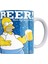 The Simpsons Baskılı %100 Porselen Kupa 1