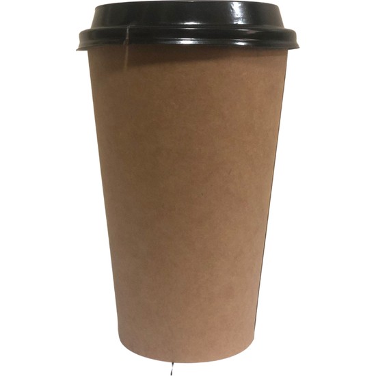 Arne 16 Oz Kahve Bardağı Kraft Take Away Bardak Kapaklı 100 Fiyatı