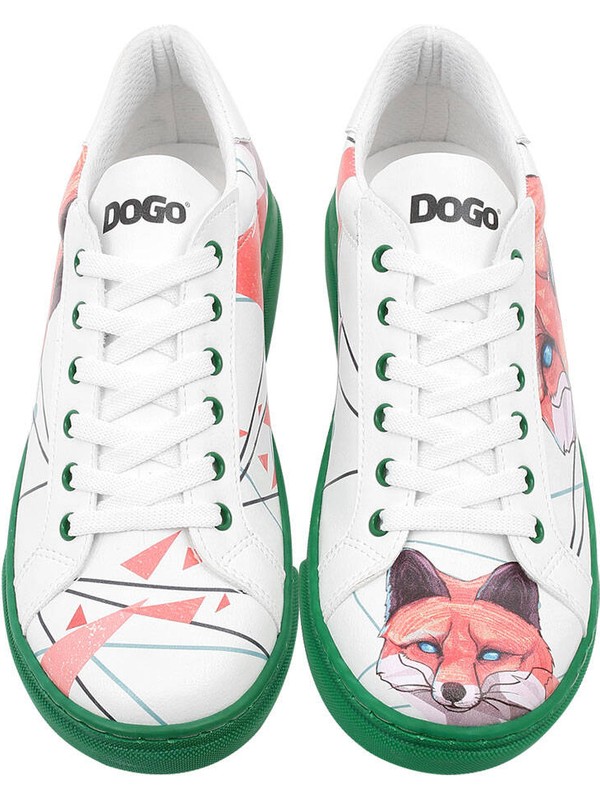 Dogo Kadın Vegan Deri Beyaz Sneakers Red Fox Tasarım Fiyatı