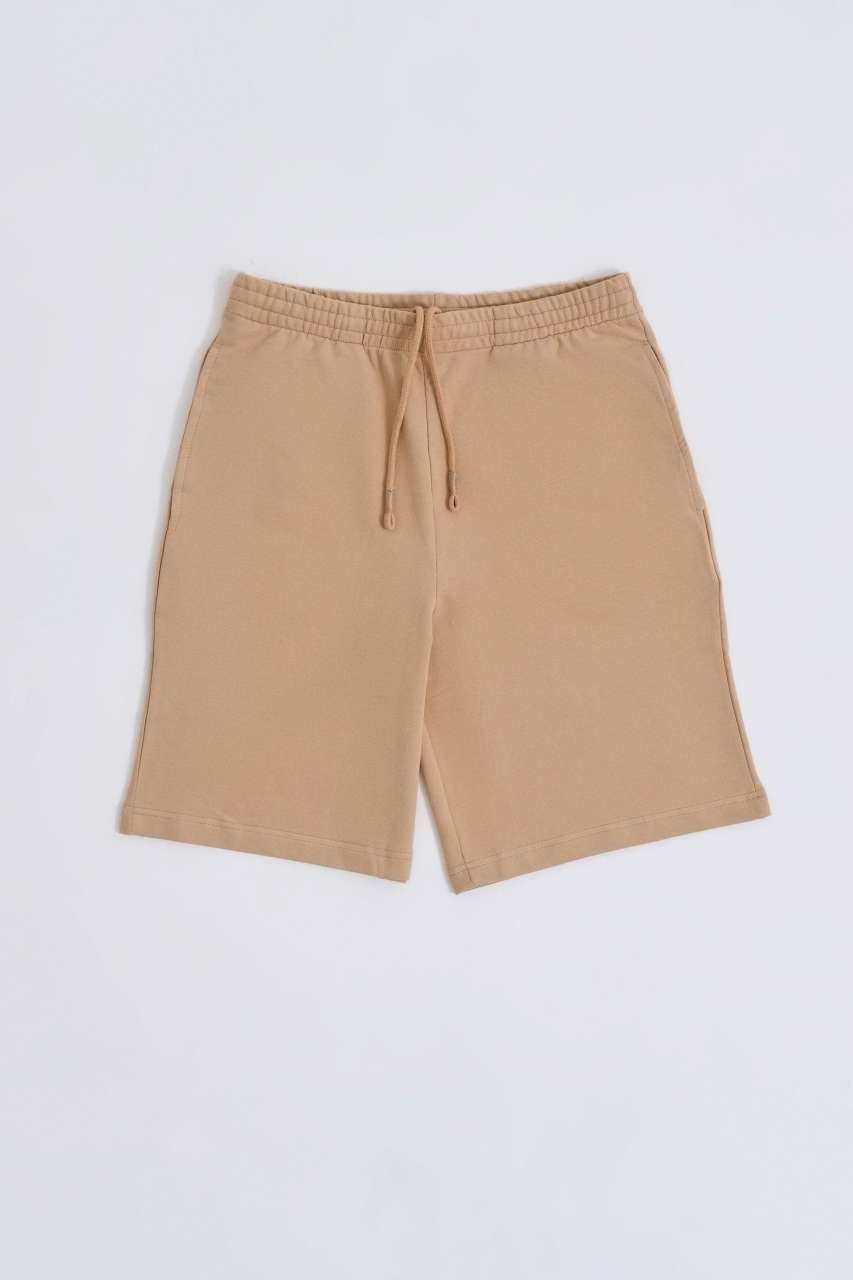 RECOLOR Cepli Regular Fit Erkek Bermuda Şort - Bej Bej - M görsel 2