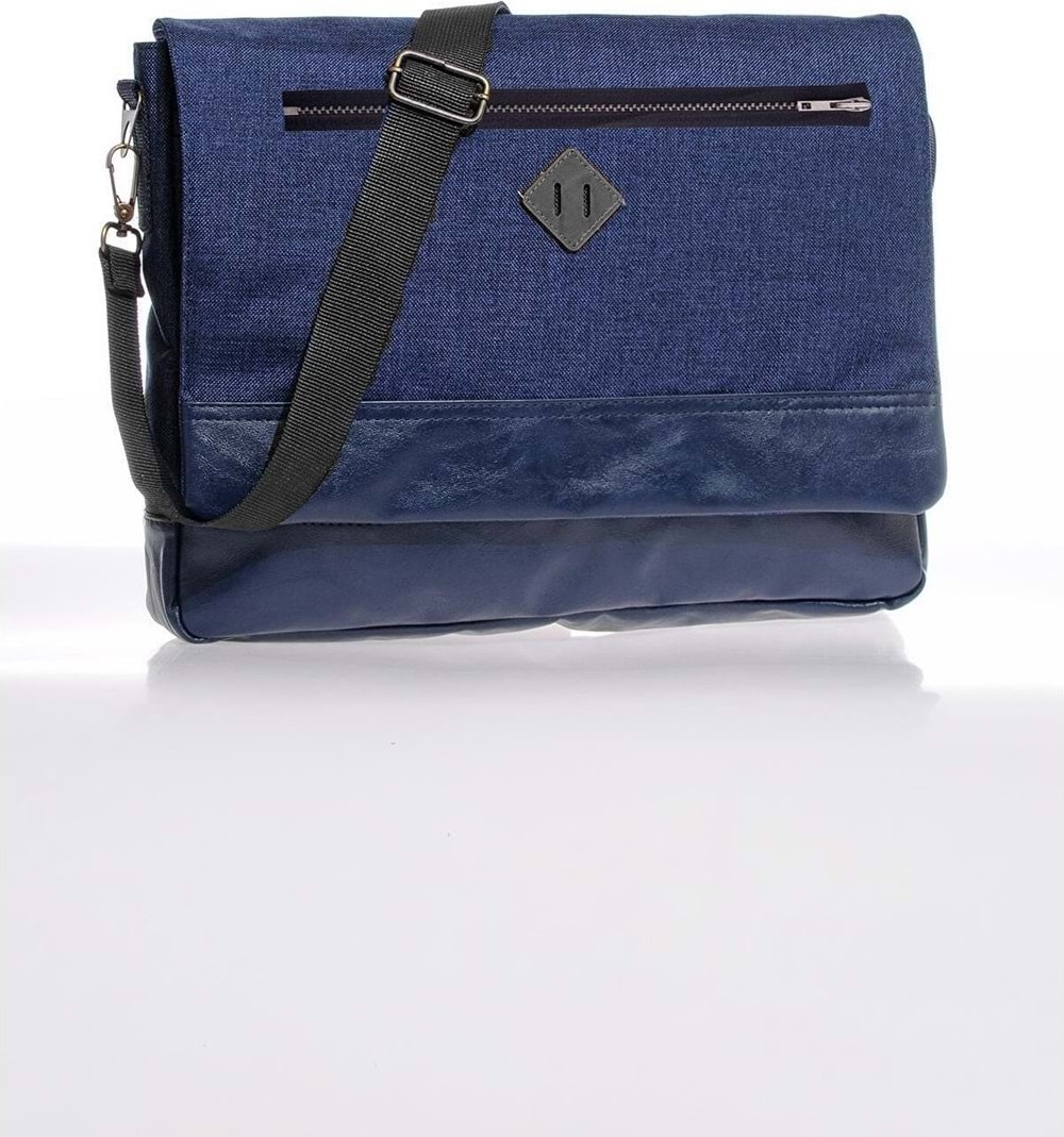 Bagorama 15 Inch Laptop, Çapraz Ve Omuz Postacı Çantası - Lacivert görsel 5