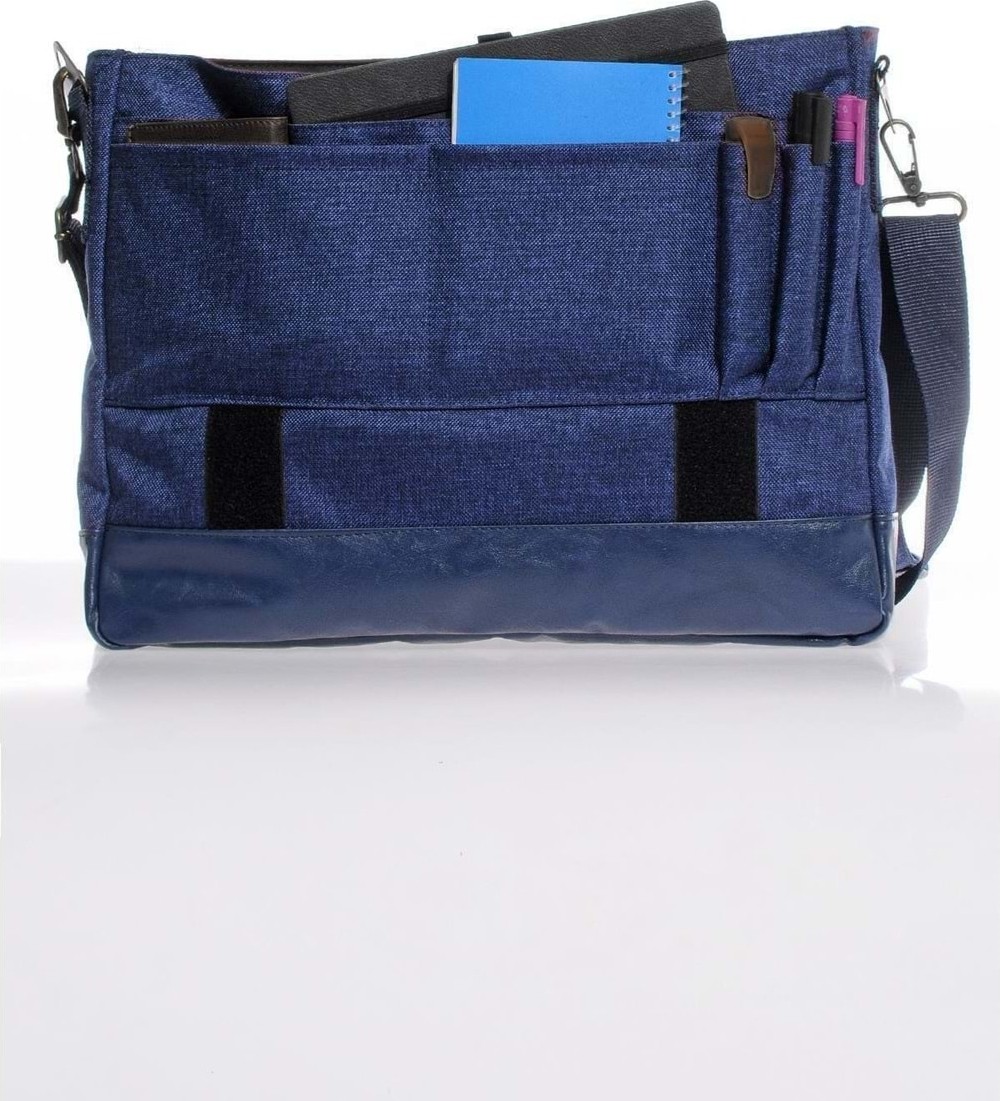 Bagorama 15 Inch Laptop, Çapraz Ve Omuz Postacı Çantası - Lacivert görsel 7