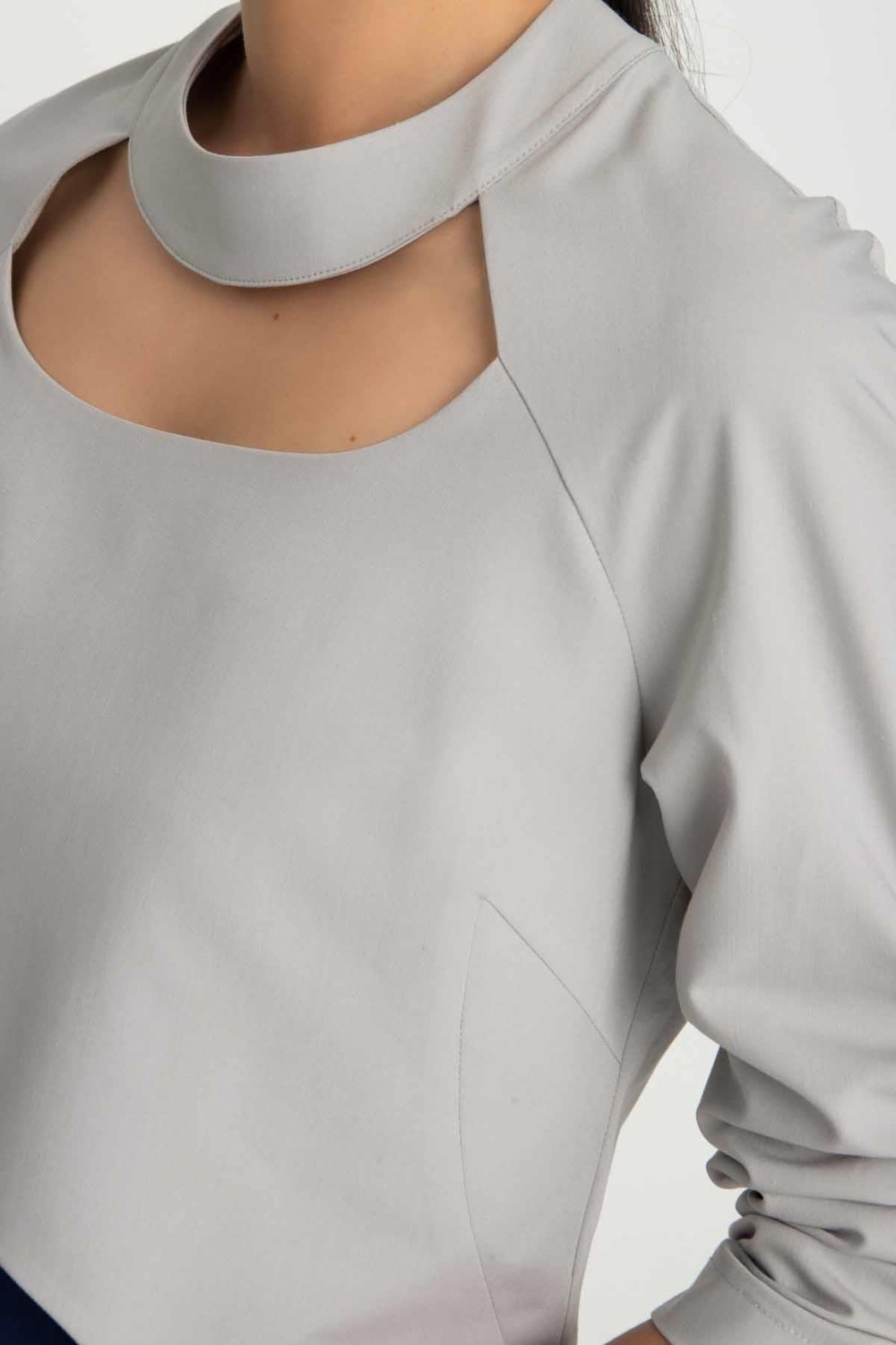 You Vess Özel Tasarım Ön ve Arka Detaylı Astarlı Bolero Ceket STYLO02B görsel 2