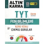 Altın Karma Yayınları  TYT Fen Bilimleri Konu Konu Çıkmış Sorular (Fizik/kimya/biyoloji)