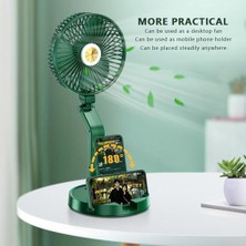 Taşınabilir USB Katlanır Masa Lambası Fan Masaüstü Fan 5200MAH 3 Hız 30DB Ayarlanabilir Enerji Tasarrufu Ofis Aksesuarları Ev Araçları | Hvac Systems parçalar