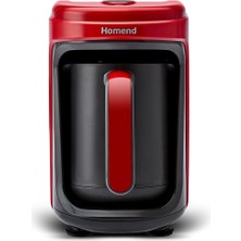 Homend Pottoman 1841 Türk Kahve Makinesi Kırmızı