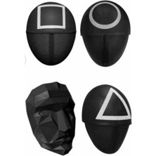 HYD Squid Game Maske Seti (4'ü 1 Arada)