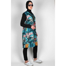 Doğa Serisi Paraşüt Muhafazakar Tesettürlü Mayo, / Sealife SL1009