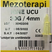 Genject Mezoterapi Iğnesi 30 G 4mm 100'li