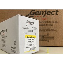 Genject Mezoterapi Iğnesi 30 G 4mm 100'li