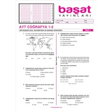 Başat Yayınları Ayt Coğrafya Çek Kopar Test