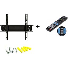 HLL Teknoloji  Lg 55'' Inç 140 Ekran Uyumlu Televizyon Sabit Duvar Askı Aparatı + Lg Kumandası Hediye