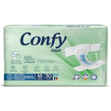 Confy Adult Yetişkin Bez Straıght Medıum Jumbo 30'lu