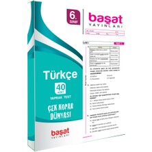 Başat Yayınları 6. Sınıf Türkçe Çek Kopar Test