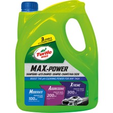 Turtle Wax Max Power Süper Konsantre Oto Yıkama Şampuanı 4 Lt