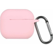 Gritty Airpods 3. Nesil Uyumlu Taşıma Demirli Silikon Kulaklık Kılıfı
