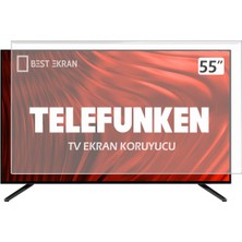 Best Ekran Telefunken 55TU7020 Tv Ekran Koruyucu - 55" Inç 139 cm Tv Ekran Koruma Paneli