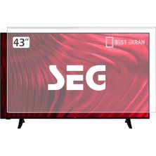 Best Ekran Seg 43SBU720 Tv Ekran Koruyucu - Seg 43" Inç Tv Ekran Koruyucu  Şeffaf Panel