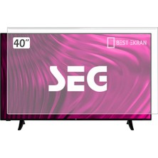 Best Ekran Seg 40SCU9000 Tv Ekran Koruyucu - Seg 40" Inç Tv Ekran Koruyucu  Şeffaf Panel