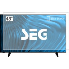 Best Ekran Seg 48SC7600 Tv Ekran Koruyucu - Seg 48" Inç 122 Ekran Koruyucu  Şeffaf Panel