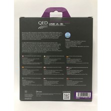 QED QE-6901 Performance USB A-B Graphıte Kablo 1,5 Metre