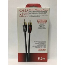 QED QE-2707 Profıle Audıo Rca-Rca Kablo 5 Metre