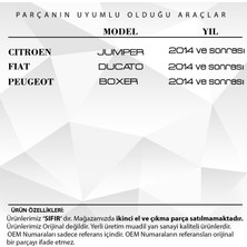 Alpha Auto Part Fiat Ducato, Peugeot Boxer Için Sol Ayna Sinyali-Sarı