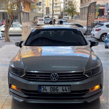 STS Oto Aksesuar Vw Passat B8 Batman Yarasa Ayna Kapağı Piano Black Abs Plastik