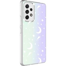Kılıfmania Samsung Galaxy A53 5g Kapak Ay Desenli Fosforlu Silikon Kılıf