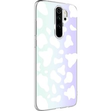 Kılıfmania Xiaomi Redmi Note 8 Pro Kapak Inek Desenli Fosforlu Silikon Kılıf