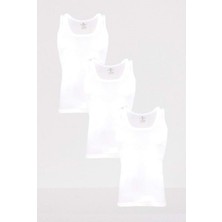 Ceylanoğlu Ribana Erkek Atlet 023 (2 Paket) - Beyaz - S