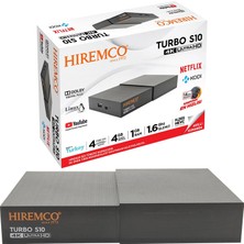 Hıremco Turbo S10 4gb Dahılı Hafıza 1 GB Ram 1.6 Ghz Işlemci Youtube-Netflıx 4K Full Hd Uydu Alıcısı