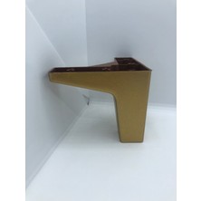 Plastik,10*12*12 cm Gold Koltuk,baza,mobilya Ayağı (4 Adet)